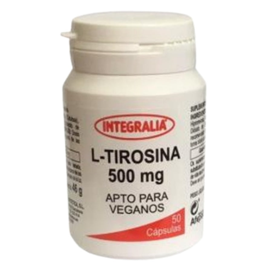 L-Tirosina 500 Mg 50 Capsulas | Integralia - Dietetica Ferrer