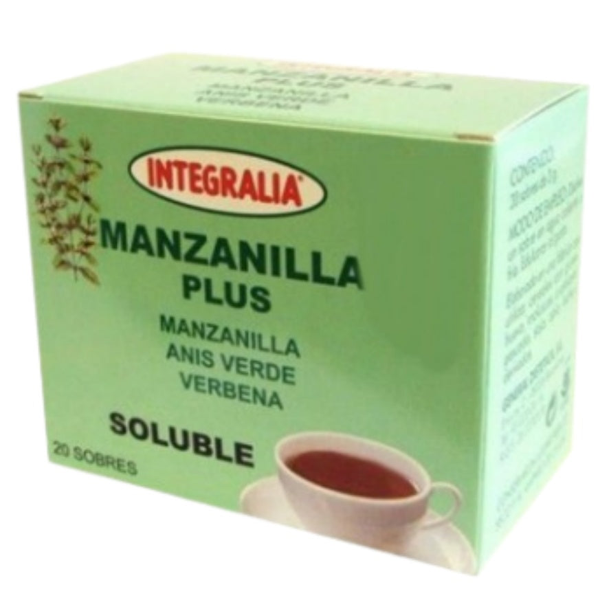 Manzanilla Plus Soluble 20 Sobres | Integralia