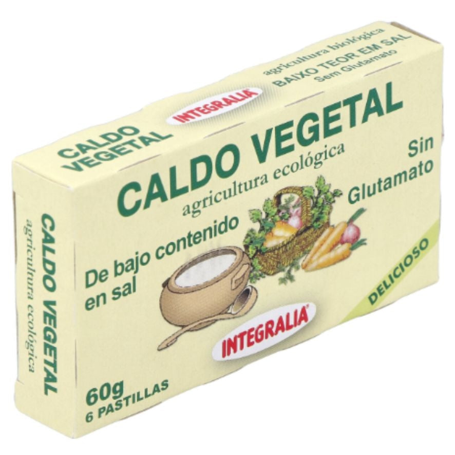Caldo Vegetal sin Sal 100 gr | Integralia