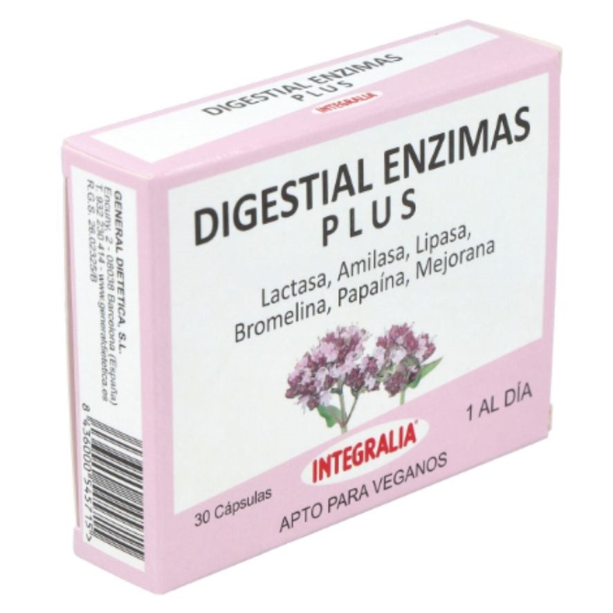 Digestial Enzimas Plus 30 Cápsulas | Integralia
