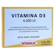 Vitamina D3 4000 Ui 30 Cápsulas | Integralia