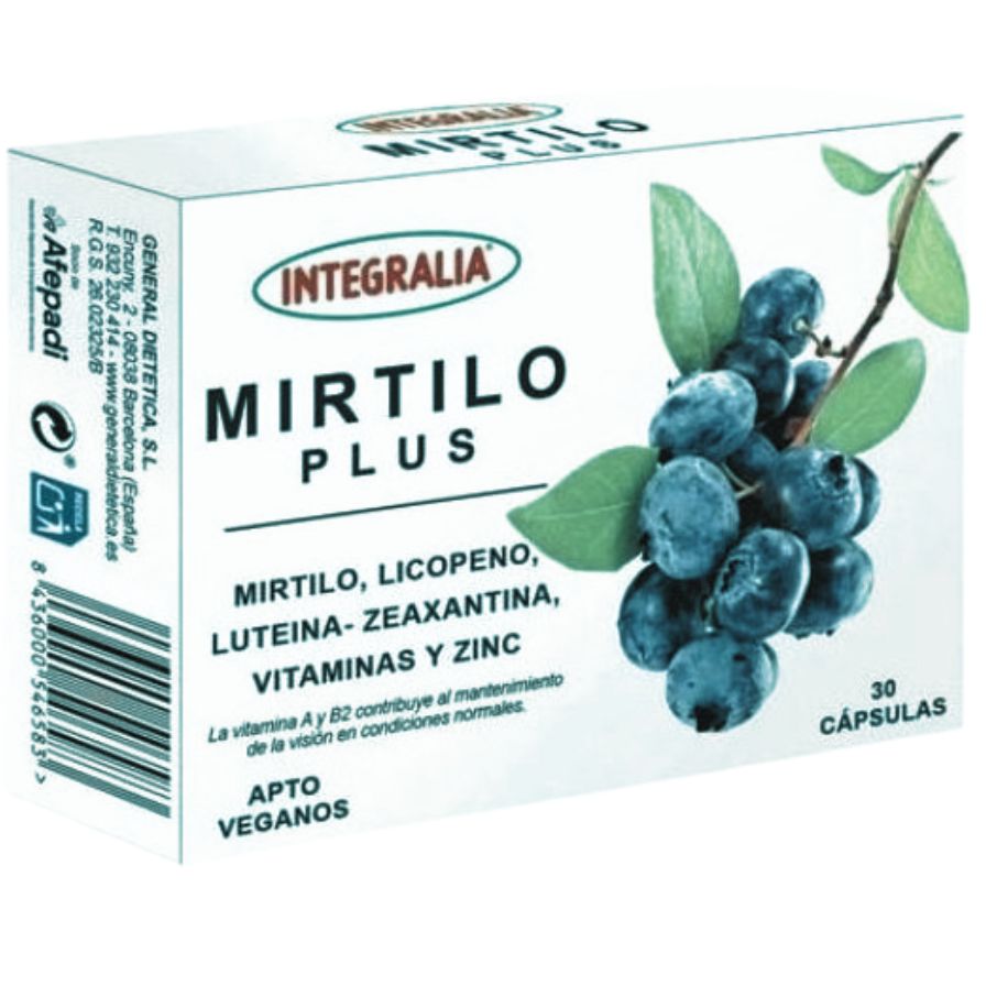 Mirtilo Plus 30 Cápsulas | Integralia
