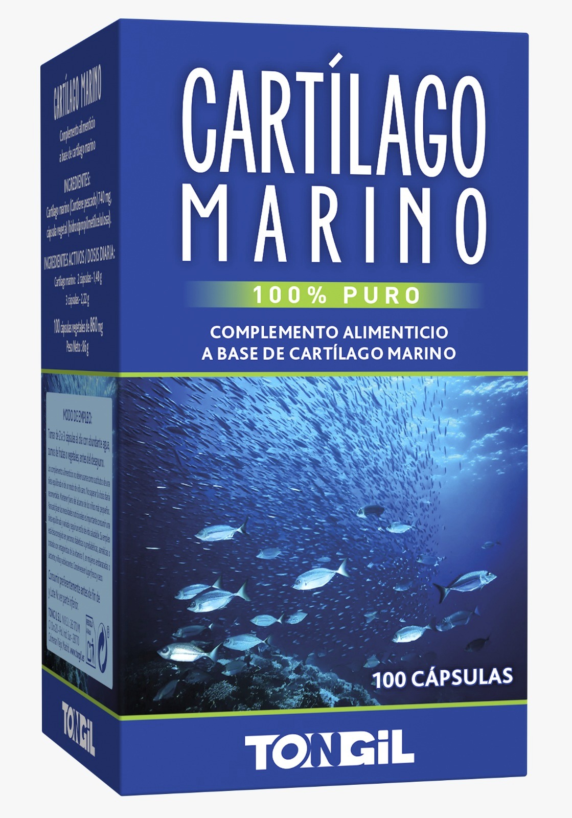 Cartílago Marino 100 Capsulas | Tongil
