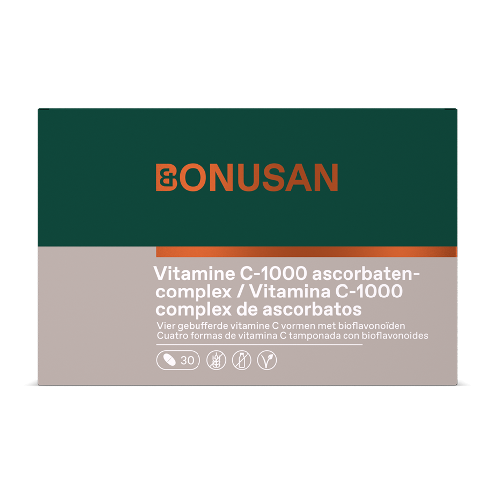 Vitamina C-1000 complejo 30 tabletas | Bonusan - Dietetica Ferrer