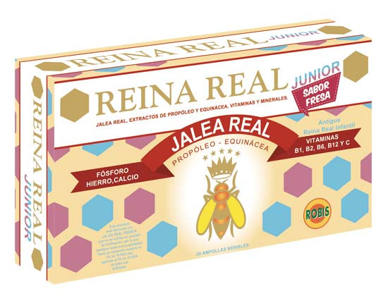 Reina Real Junior 20 Viales | Robis - Dietetica Ferrer