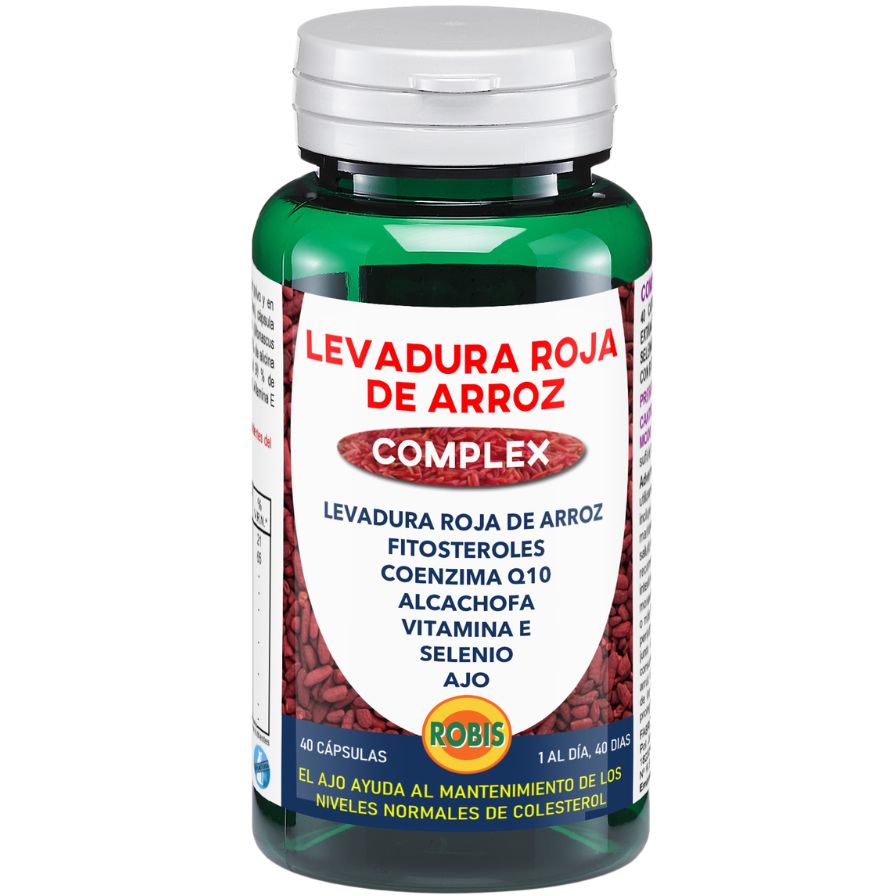 Levedura Vermelha de Arroz 500 mg 40 Cápsulas | Robis