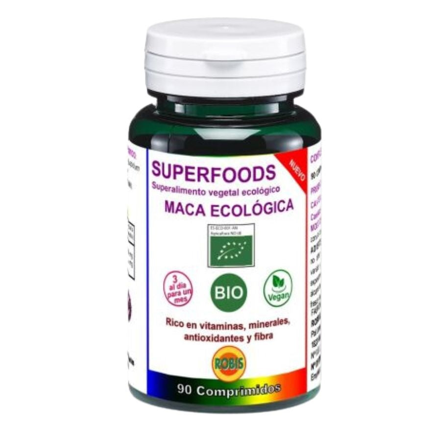 Maca Orgânica 525 mg 90 Cápsulas | Robis