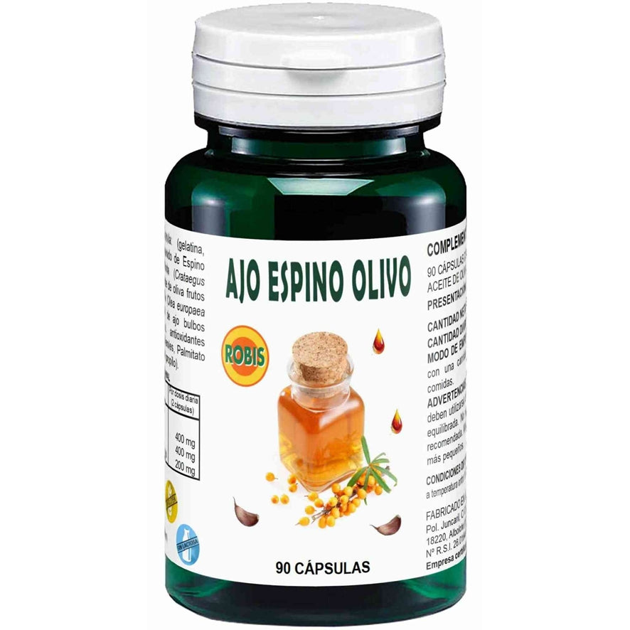 Ajo Espino y Olivo 695 mg 90 Capsulas | Robis - Dietetica Ferrer