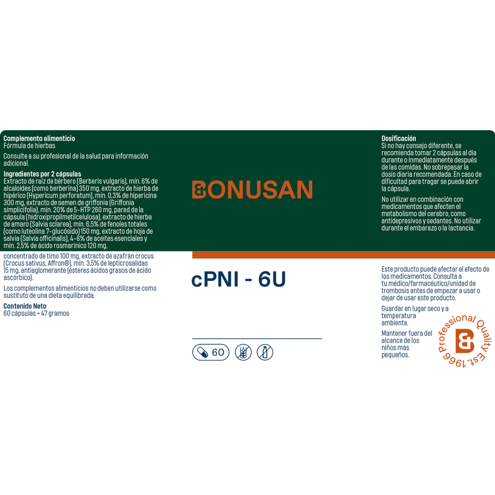 Cpni 6U 60 Cápsulas | Bonusan