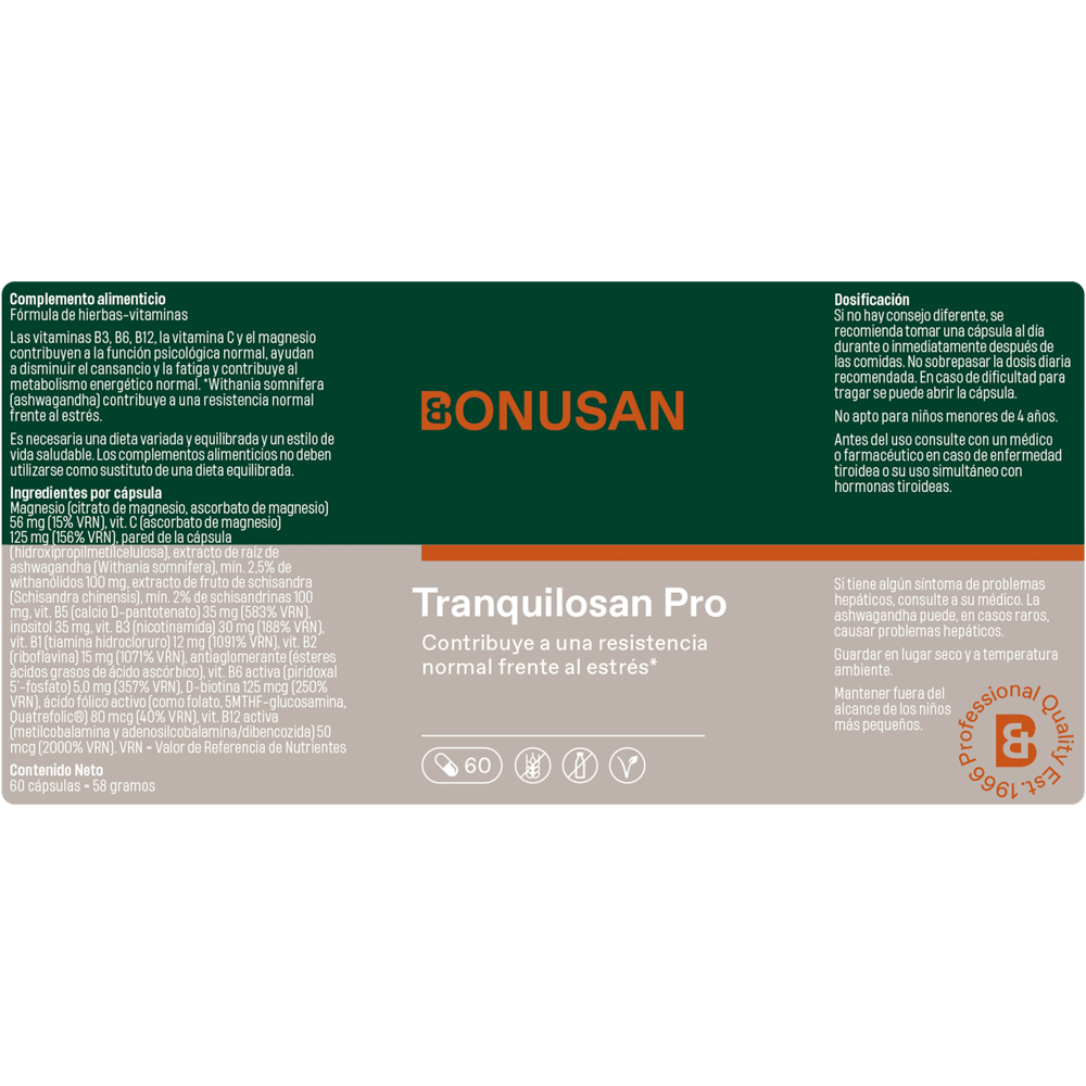 Tranquilosan 60 Tabletas | Bonusan - Dietetica Ferrer