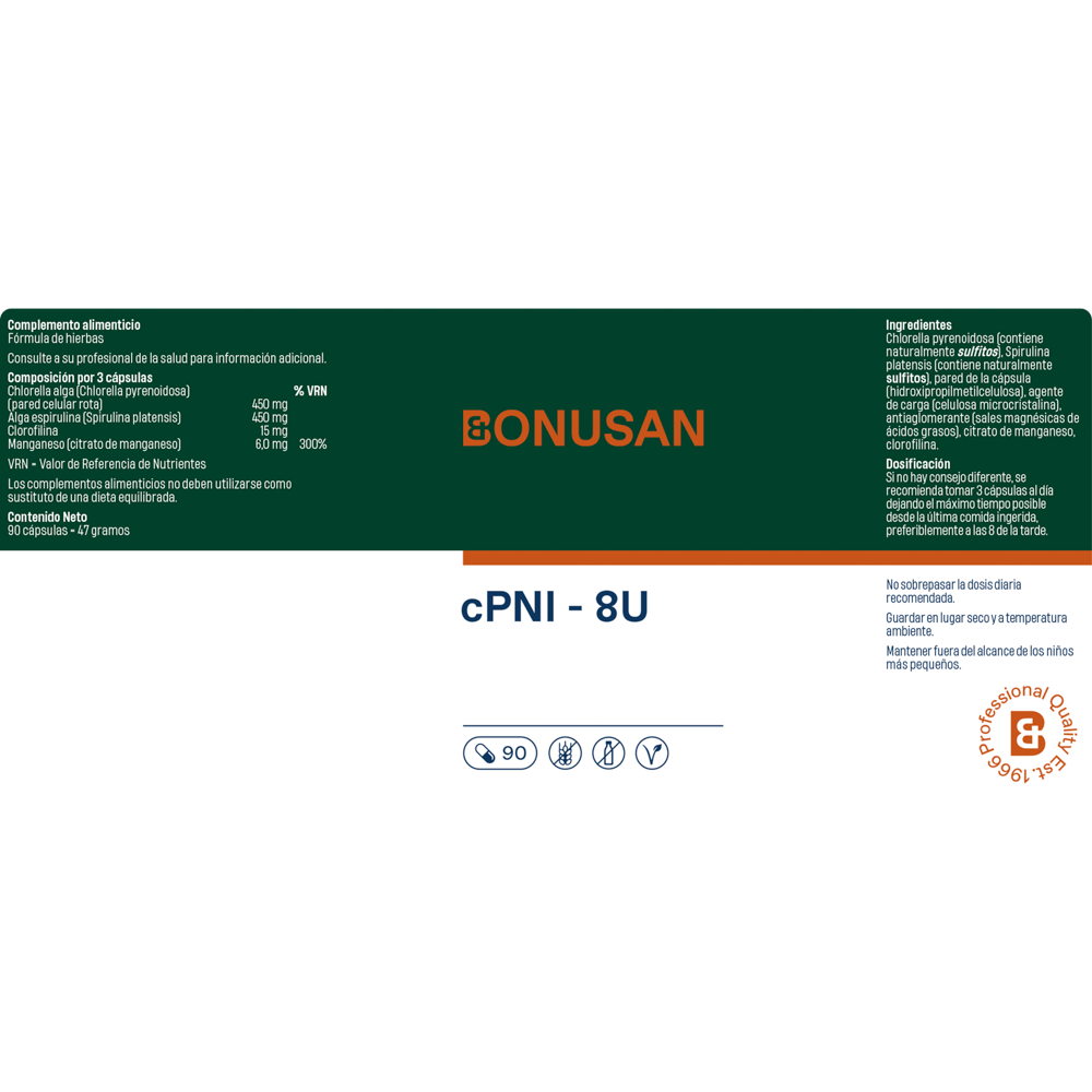 CPNI 8U 90 Cápsulas | Bonusan - Dietetica Ferrer