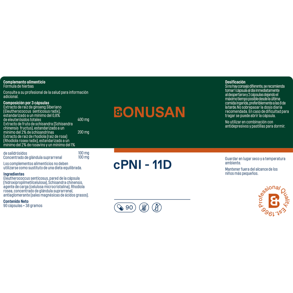 CPNI 11D 90 Capsulas | Bonusan - Dietetica Ferrer