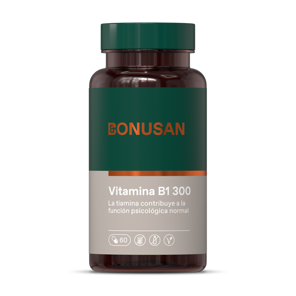 Vitamina B1 Tiamina 60 cápsulas | Bonusan - Dietetica Ferrer