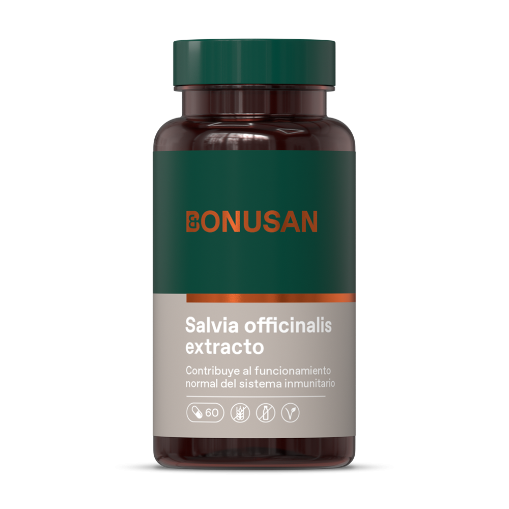 Extrato de Salvia Officinalis 60 Cápsulas | Bônus