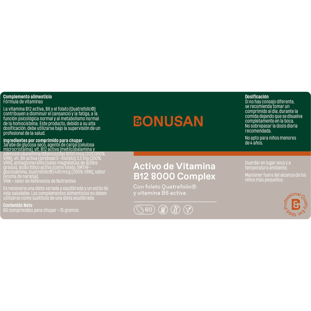 Vitamina B5 90 cápsulas | Bonusan - Dietetica Ferrer