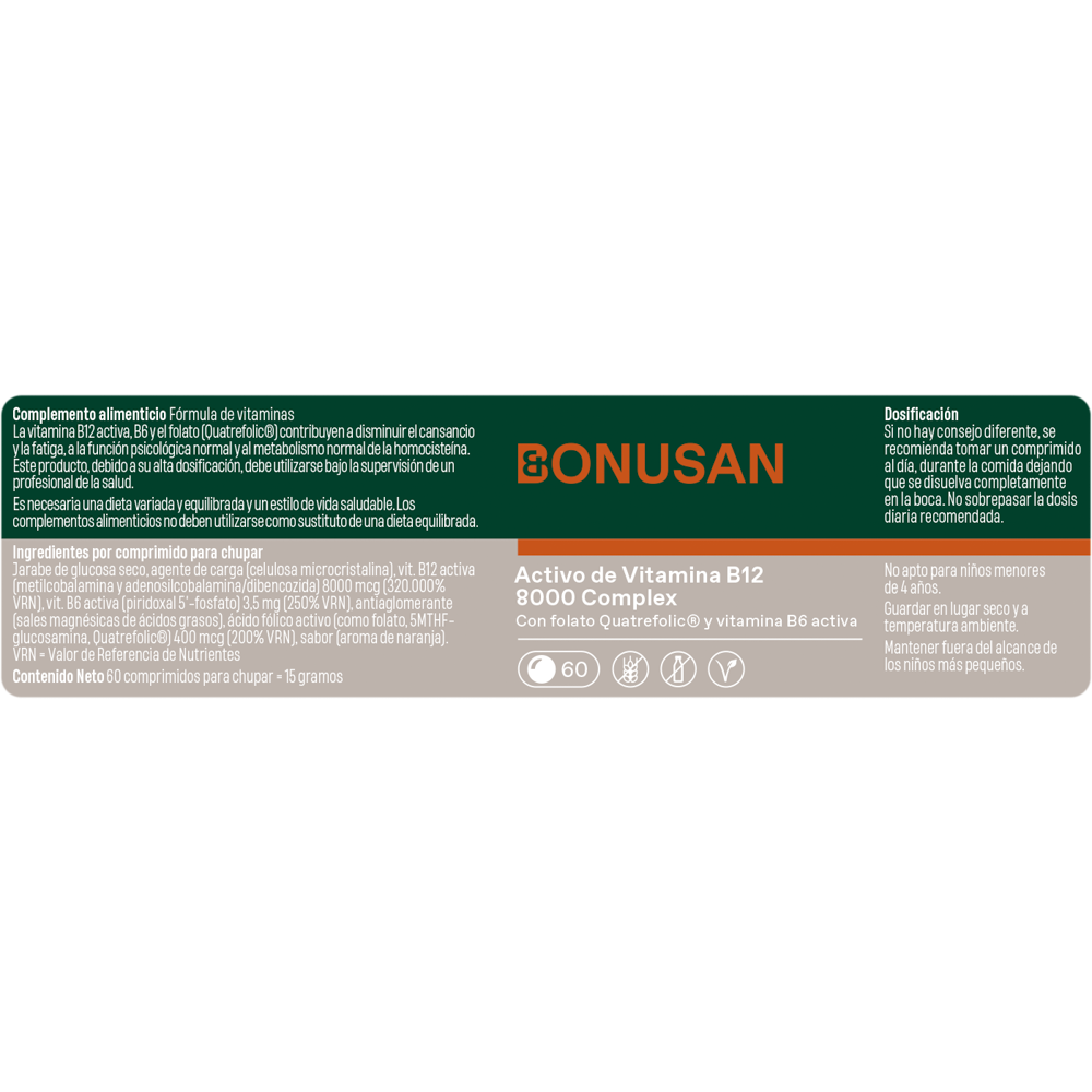 Vitamina B5 90 cápsulas | Bonusan - Dietetica Ferrer