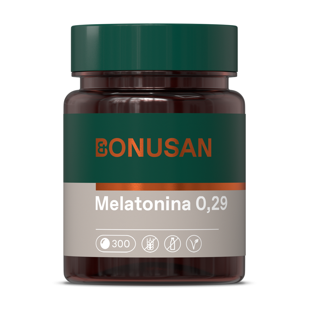 Melatonina 0,29 mg 300 Tabletas | Bonusan - Dietetica Ferrer