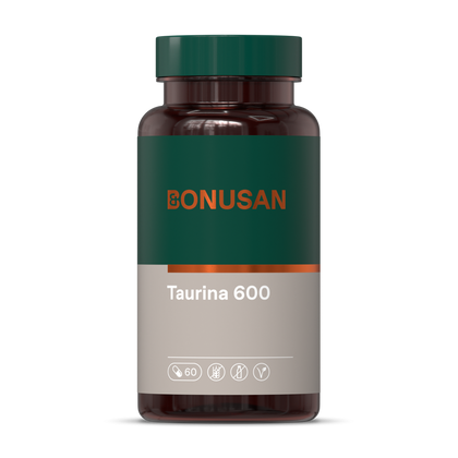 Taurina 600 mg 60 Capsulas | Bonusan - Dietetica Ferrer