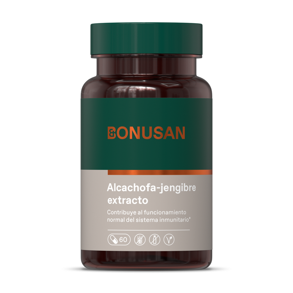 Alcachofa Jengibre Extracto 60 Capsulas | Bonusan - Dietetica Ferrer