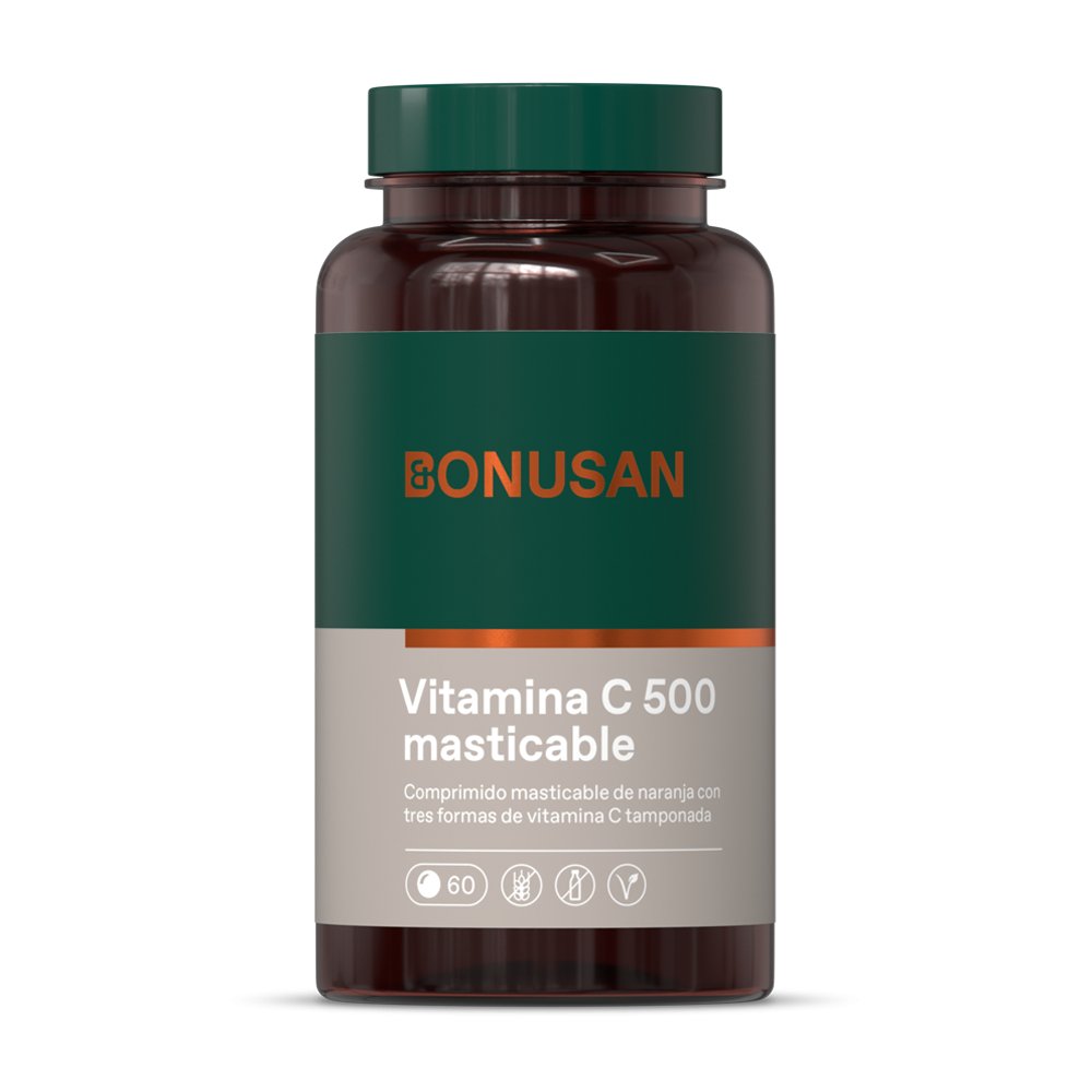Vitamina C 500 60 Tabletas Masticables | Bonusan - Dietetica Ferrer