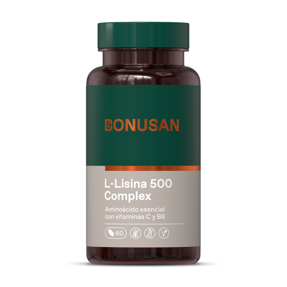 L Lisina 500 mg plus 60 Tabletas | Bonusan - Dietetica Ferrer