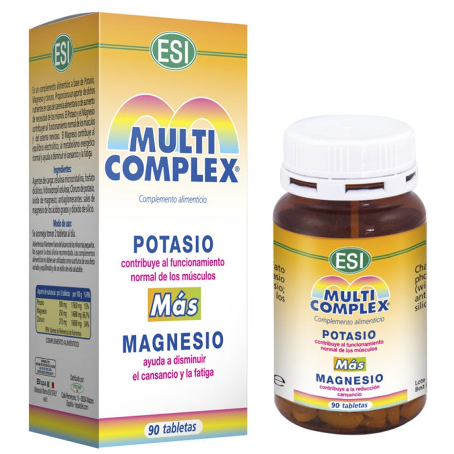 Multicomplex Potasio Magnesio 90 Tabletas | Esi - Dietetica Ferrer