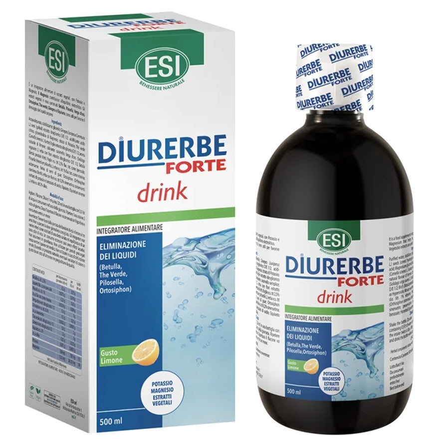 Diurerbe Forte Fluido Limon 500 ml | Esi - Dietetica Ferrer