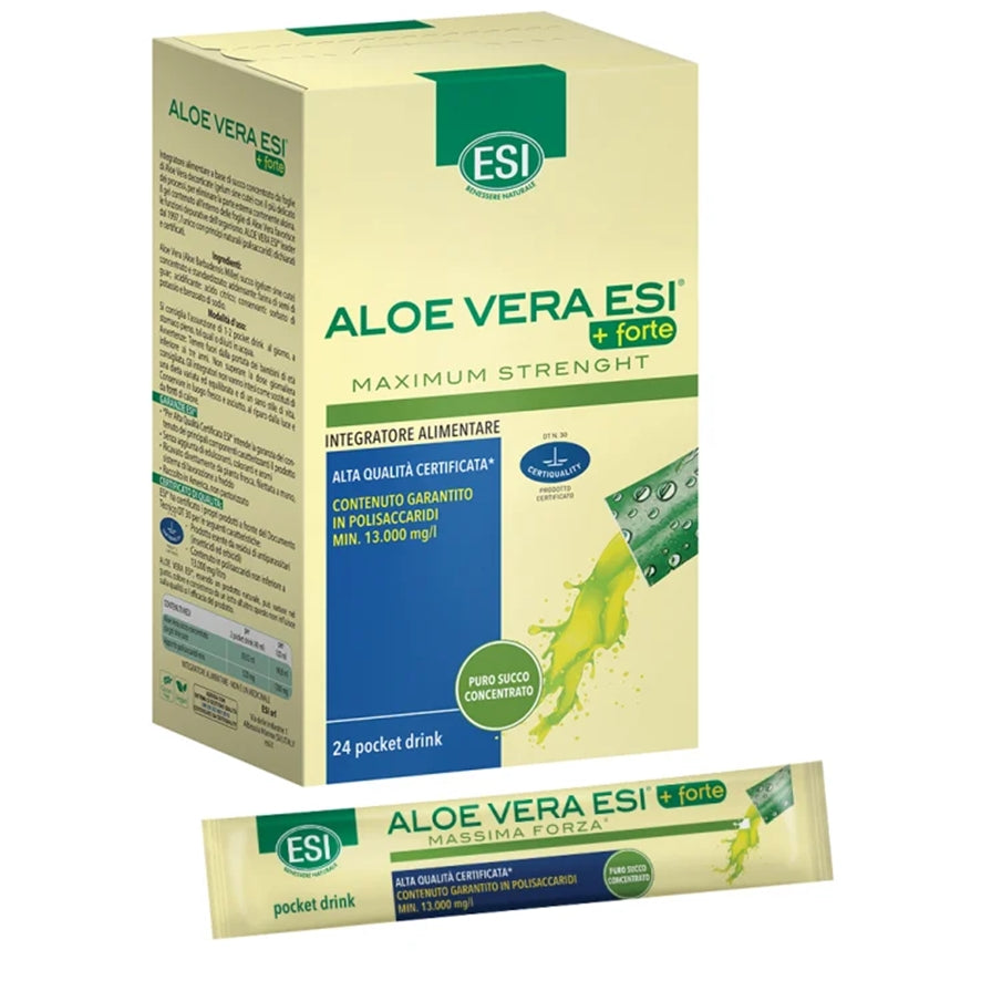 Aloe Vera Zumo Forte 24 Pocket Drink | Esi - Dietetica Ferrer