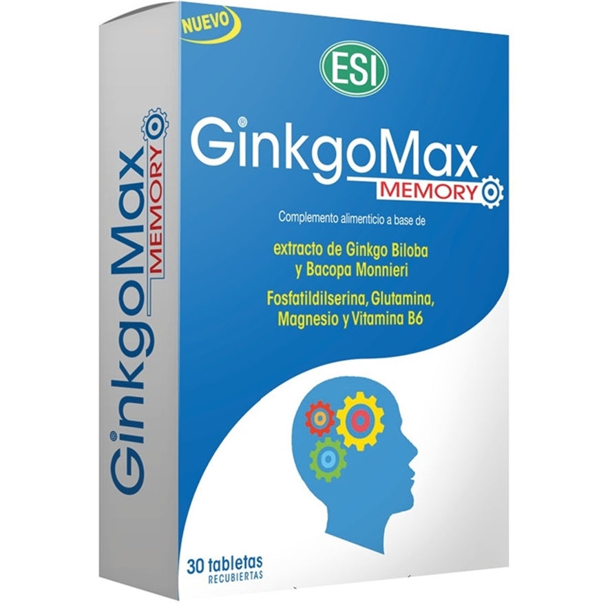 Ginkgomax Memory 30 Tabletas | Trepat Diet - Dietetica Ferrer