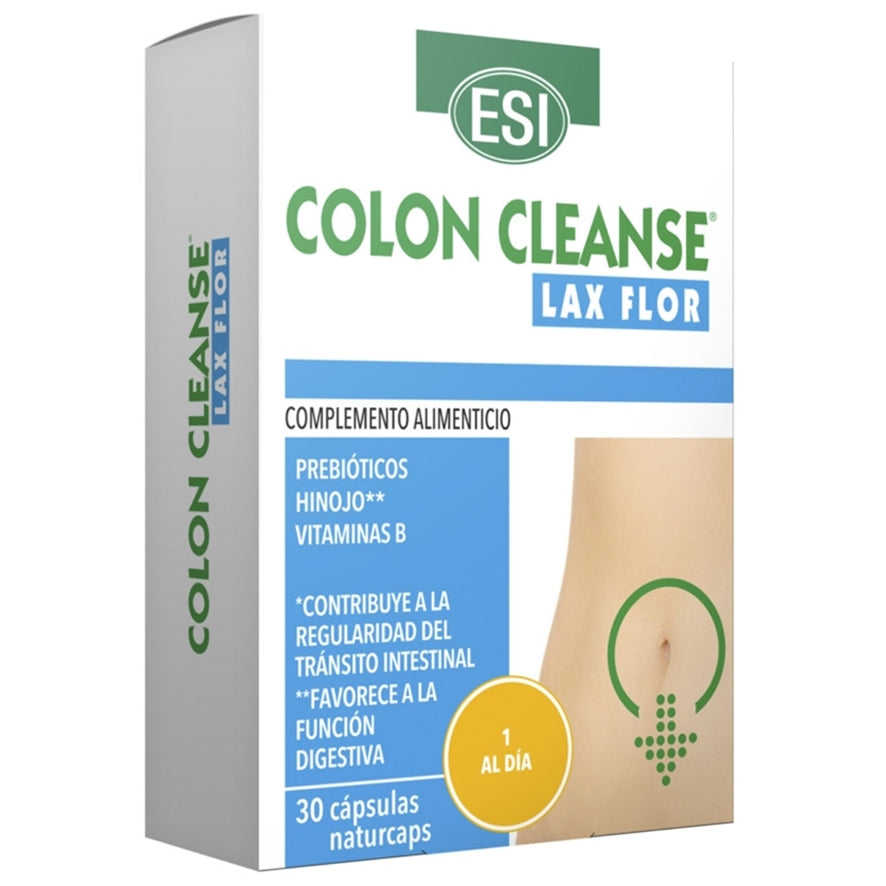 Colon Cleanse Lax Flor 30 Capsulas | Esi - Dietetica Ferrer