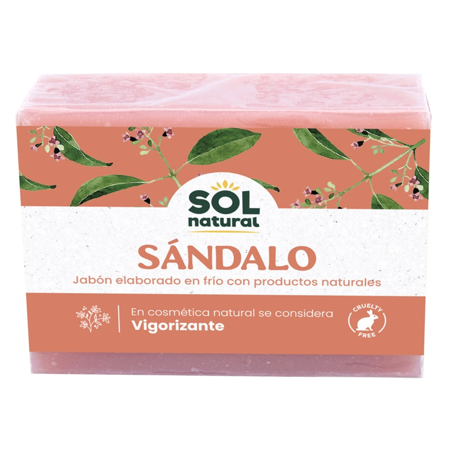 Jabon Natural de Sandalo 100 gr | Sol Natural - Dietetica Ferrer