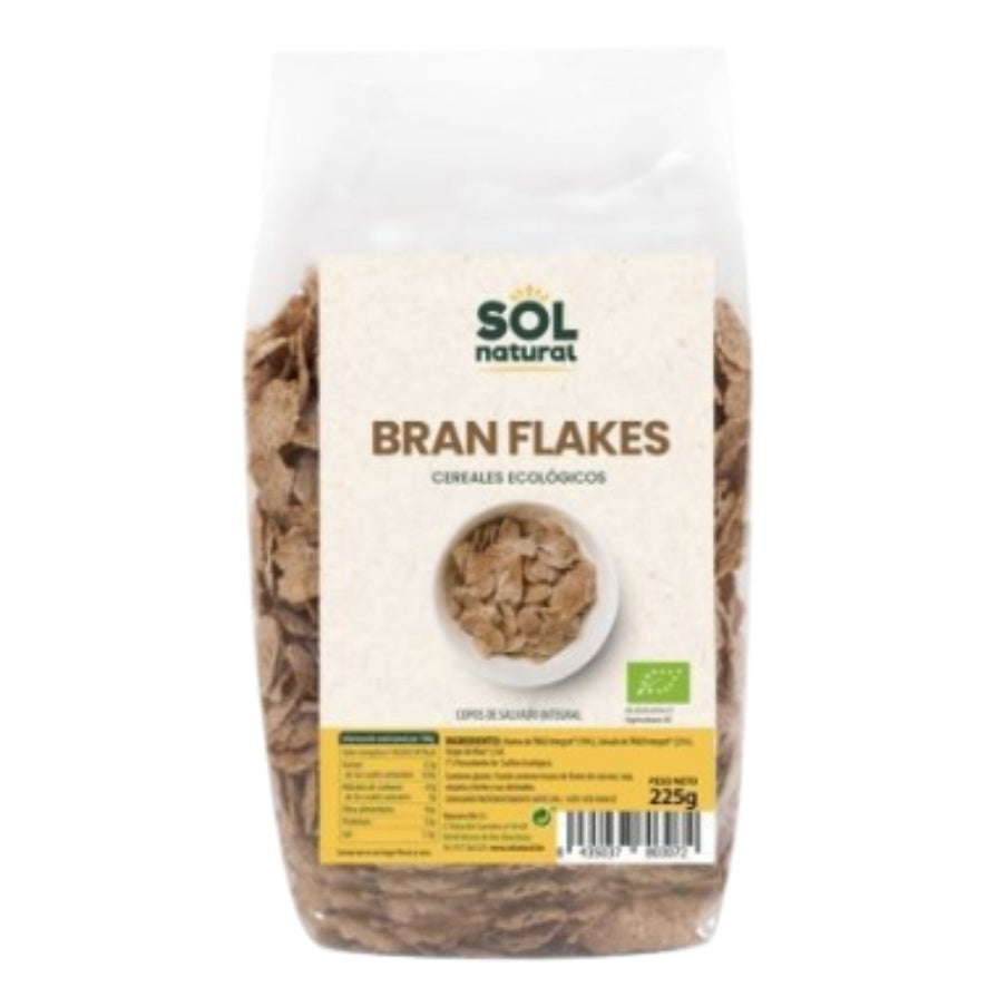 Bran Flakes Con Salvado Bio 225 gr | Sol Natural - Dietetica Ferrer
