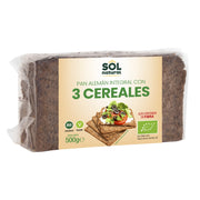 Pan Aleman de Tres Cereales Bio 500 gr | Sol Natural - Dietetica Ferrer
