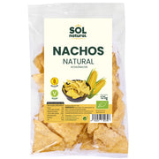Nachos de Maiz Natural Sin Gluten Bio 125 gr | Sol Natural - Dietetica Ferrer