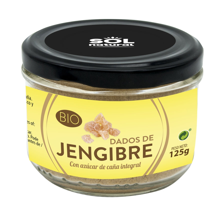 Dados de Jengibre Bio 125 gr | Sol Natural - Dietetica Ferrer