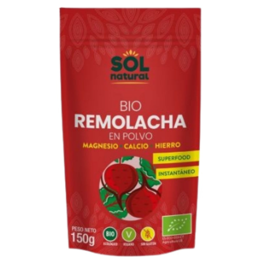 Remolacha Roja En Polvo Bio 150 gr | Sol Natural - Dietetica Ferrer