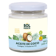 Aceite de Coco Virgen Extra Bio | Sol Natural - Dietetica Ferrer
