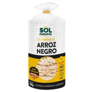 Tortas de Arroz Negro y Curcuma Bio 100 gr | Sol Natural - Dietetica Ferrer