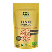 Semillas de Lino Doradas Trituradas Bio 250 gr | Sol Natural - Dietetica Ferrer