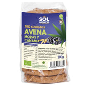 Galletas de Avena Moras y Cañamo Bio 200 gr | Sol Natural - Dietetica Ferrer