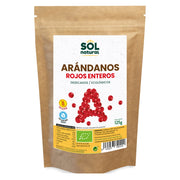 Arandanos Rojos de Canada Sin Azucar Bio 125 gr | Sol Natural