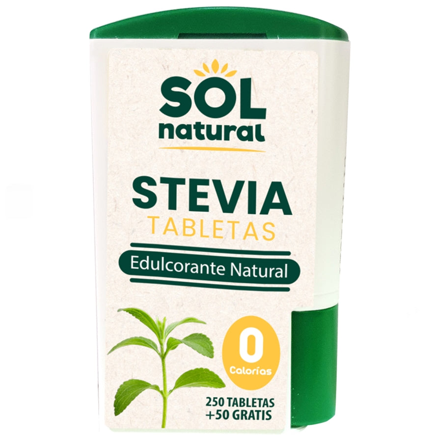 Stevia 300 Tabletas | Sol Natural - Dietetica Ferrer
