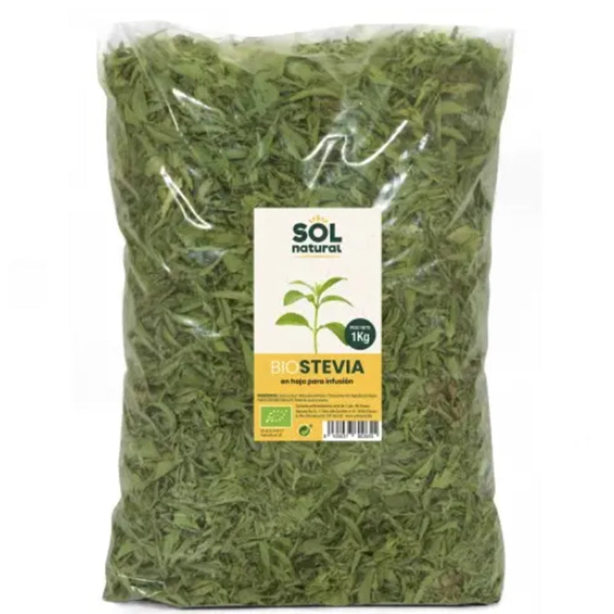 Stevia a Granel en Hoja 1 kg | Sol Natural - Dietetica Ferrer
