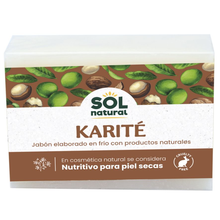 Jabon Natural de Karite 100 gr | Sol Natural - Dietetica Ferrer