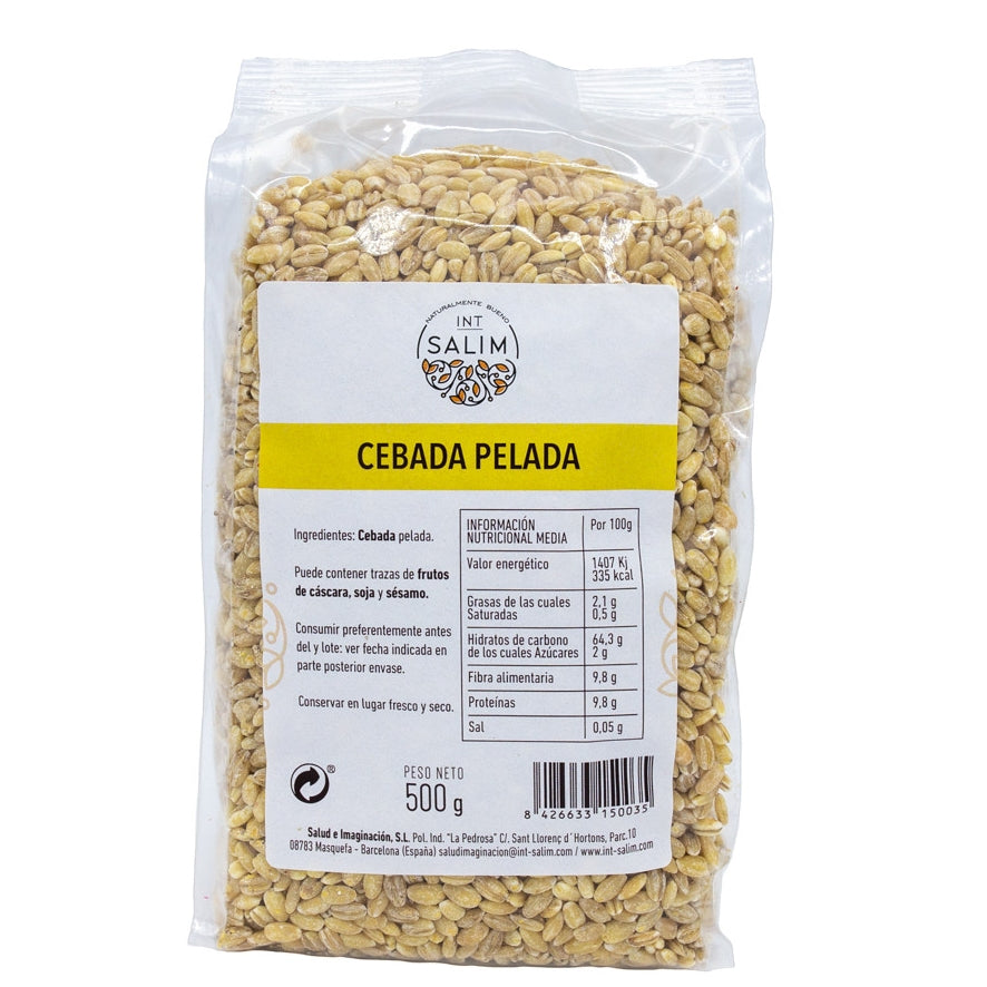 Cebada Pelada 500 gr | Int Salim - Dietetica Ferrer