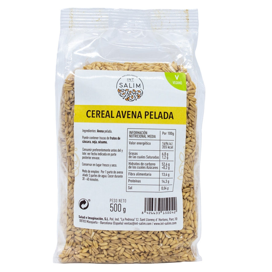 Avena Pelada 500 gr | Int Salim - Dietetica Ferrer