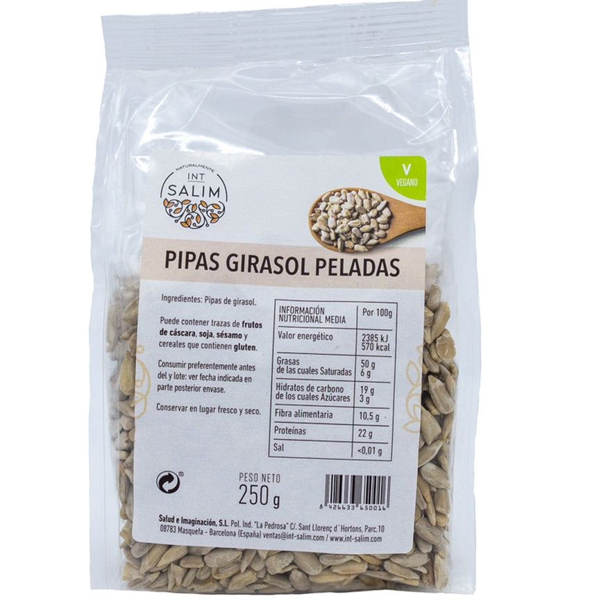 Pipas de Girasol 250 gr | Int Salim - Dietetica Ferrer