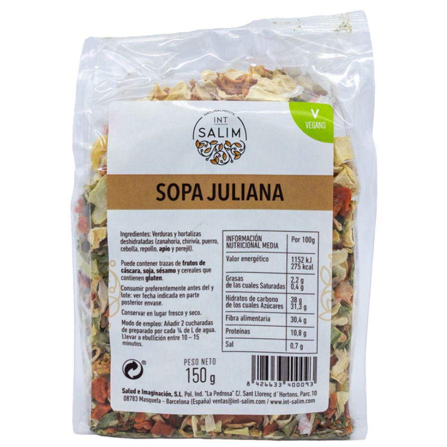 Sopa Juliana 150 gr | Int Salim - Dietetica Ferrer
