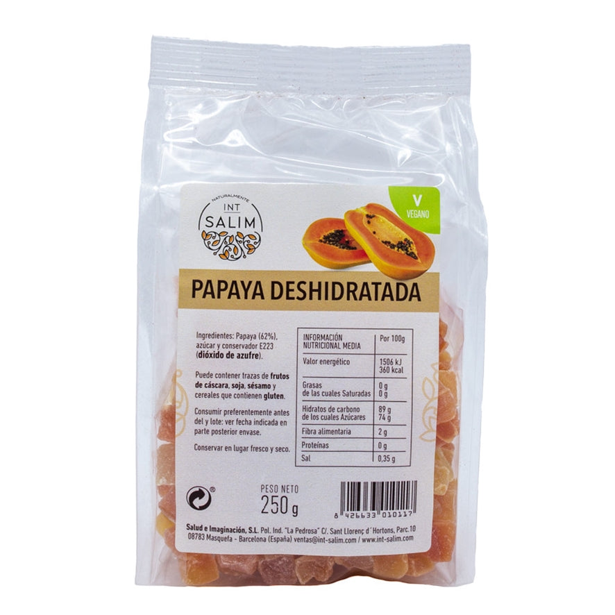Papaya Deshidratada 250 gr | Int Salim - Dietetica Ferrer