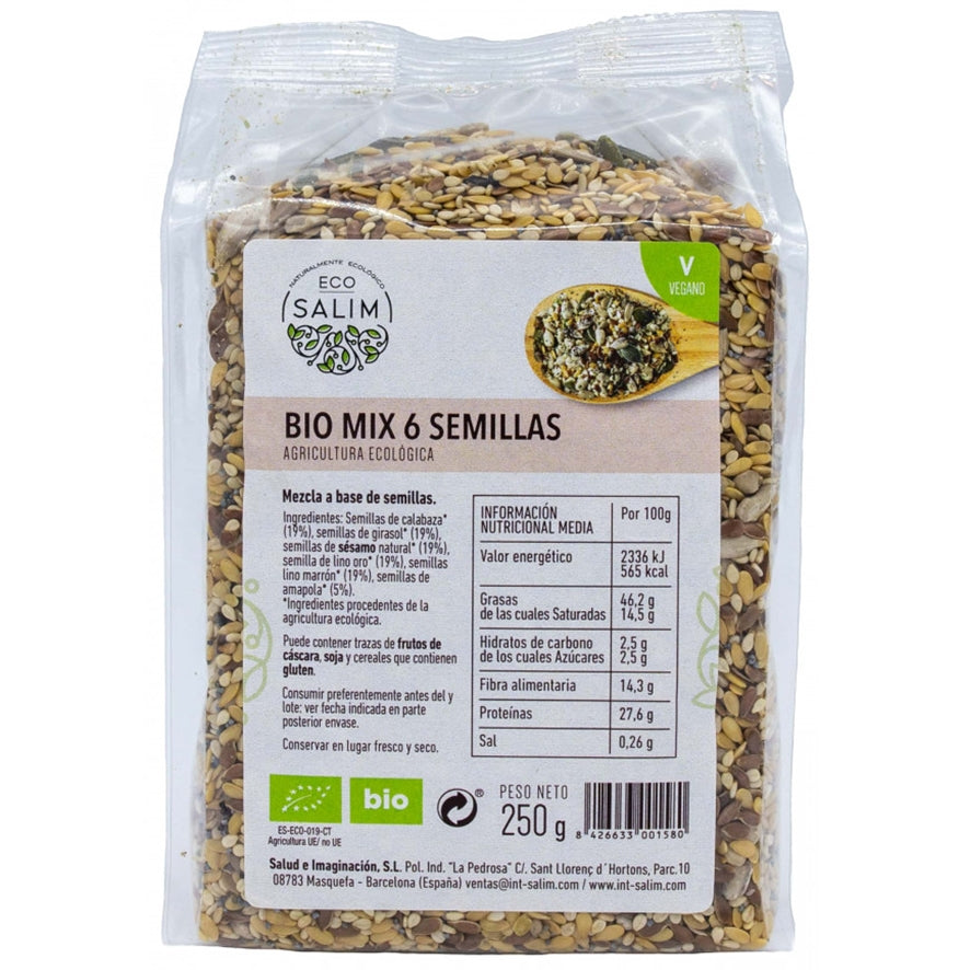 Bio Mix 6 Sementes 250 gr | Eco Salim